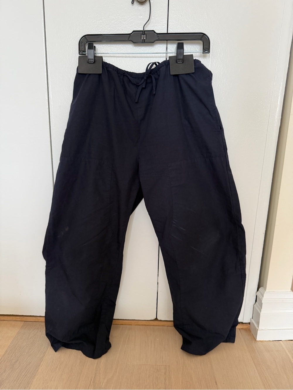 Leset Kyoto cotton wide-leg pants